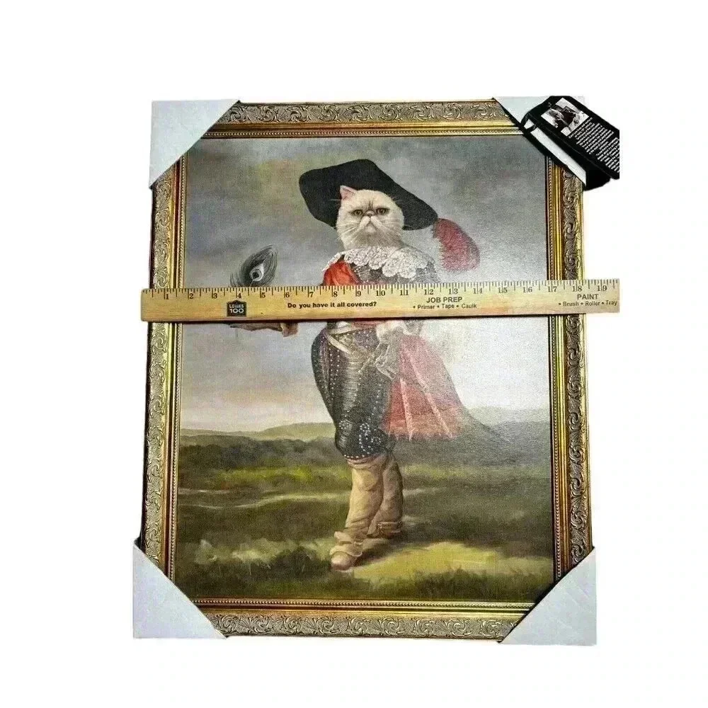 Carol Lew Cat Canvas Print Giclee Stretched Wall Art 22x18